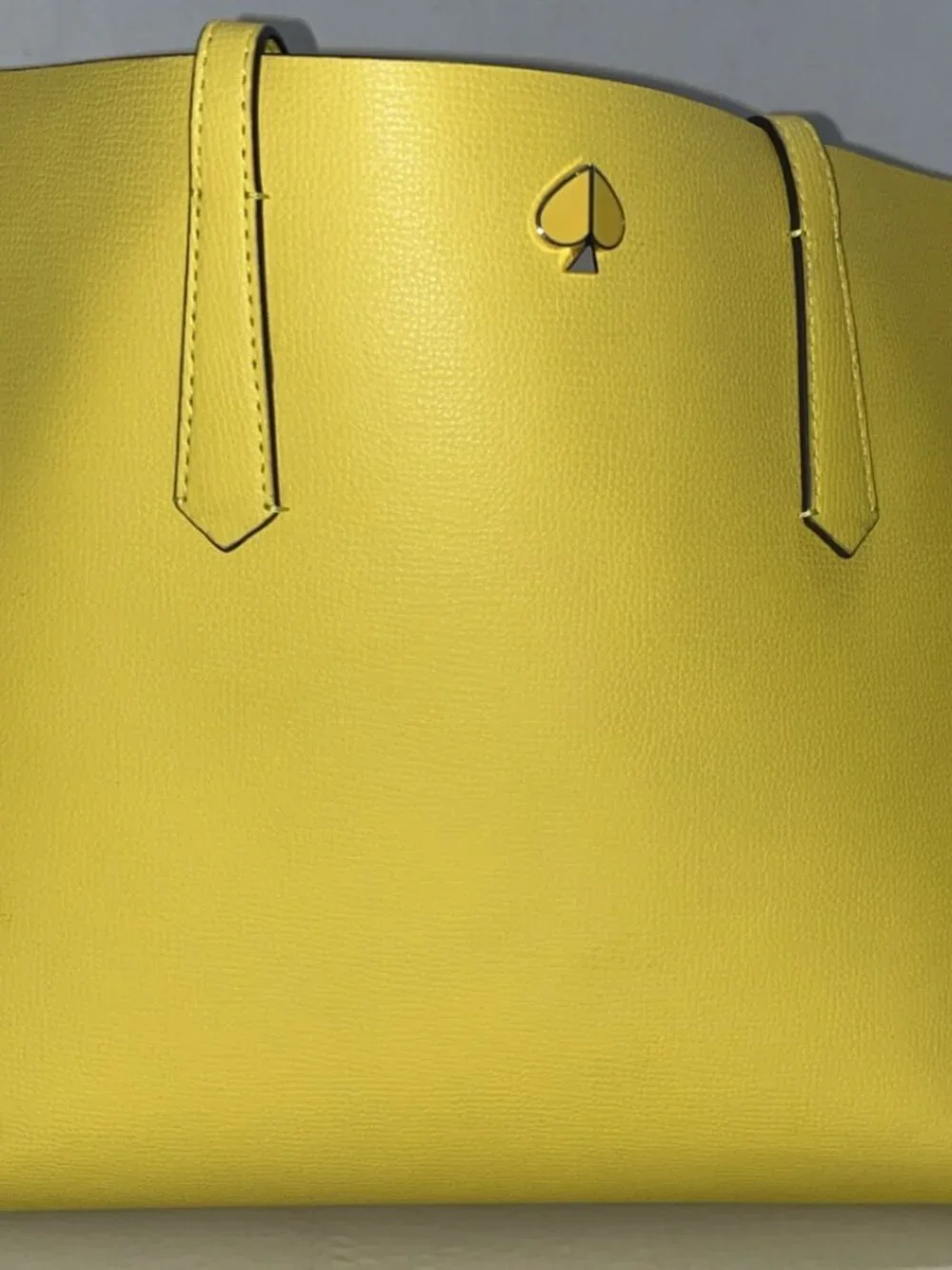 Kate Spade Yellow Leather Tote